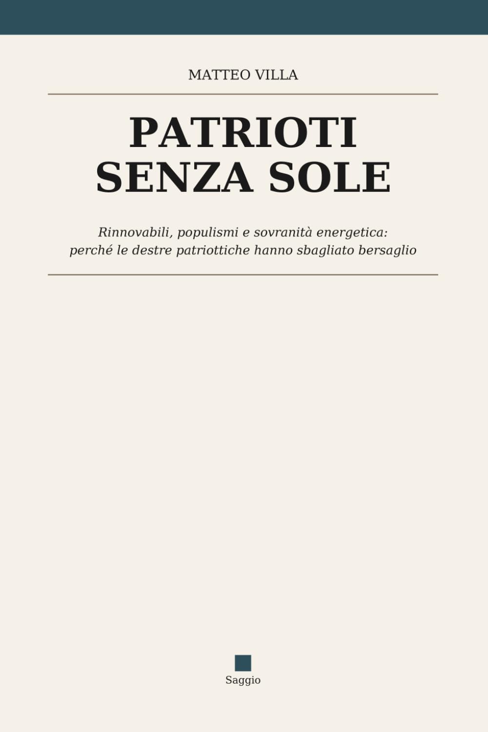 Patrioti senza sole.: Rinnovabili, populismi e sovranità energetica: un'analisi comparata.