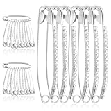 Ymapinc 20Pcs Sliver Rhinestone Safety Pins for Women, Stylish Elegant Pin Men Hats Scarves Sweaters Shirts Dresses Bags Rhinestone Brooch Decorative Safety Pins Fashion Formal