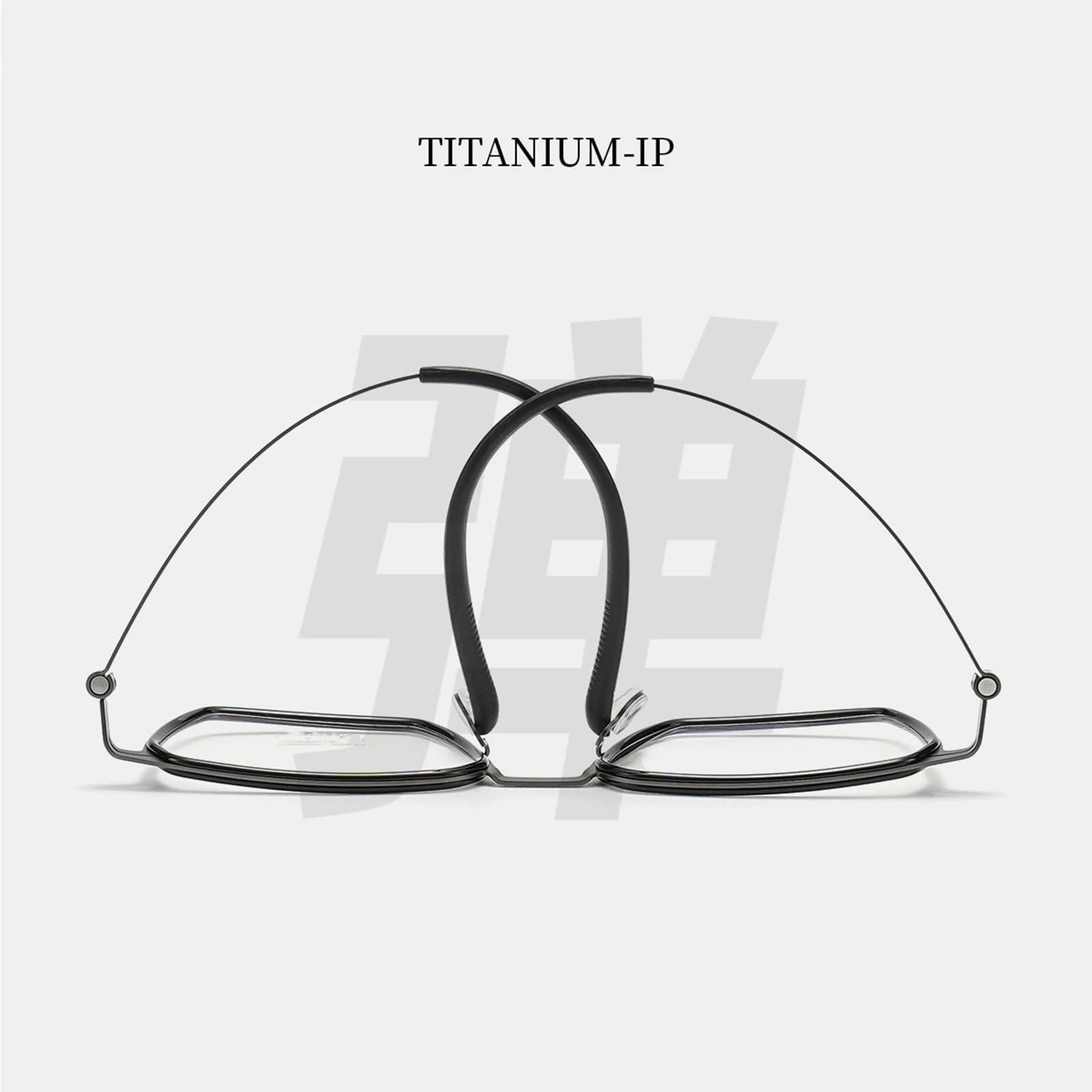 Gafas Filtro Luz Azul Unisex Gafas De Titanio Puro con Montura Cuadrada para Hombre O Mujer, Anti UV400, para Juegos De Computadora D,1