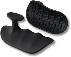 Luva Academia Musculação Calistenia Suporte Borracha Proteção Mãos e Dedos - Aderência Conforto - Tamanho Único 2 Peças