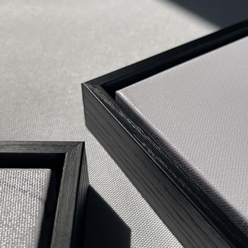 Framed Large Abstract Canvas Wall Art Modern Wall Art for Living Room - Canvas Wall Decor for Office and Home - Framed Artwork for Walls Black, White, Gray and Unique Orange Accents 29×58in - Image 6