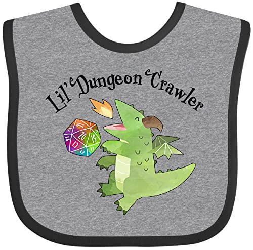 Image of inktastic Lil' Dungeon Crawler- Cute Dragon Baby Bib