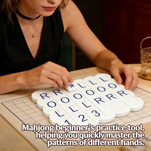 Solo Mahjong Board Práctica Portable para Mahjong Americano miniatura 4