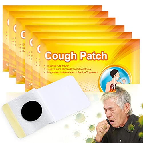 Ergou Strength Cough Relieve Patch, Physical Reliefs Cough Acupoint Patch, Adult And Child Plaster Patches (36Pcs) #TOP18