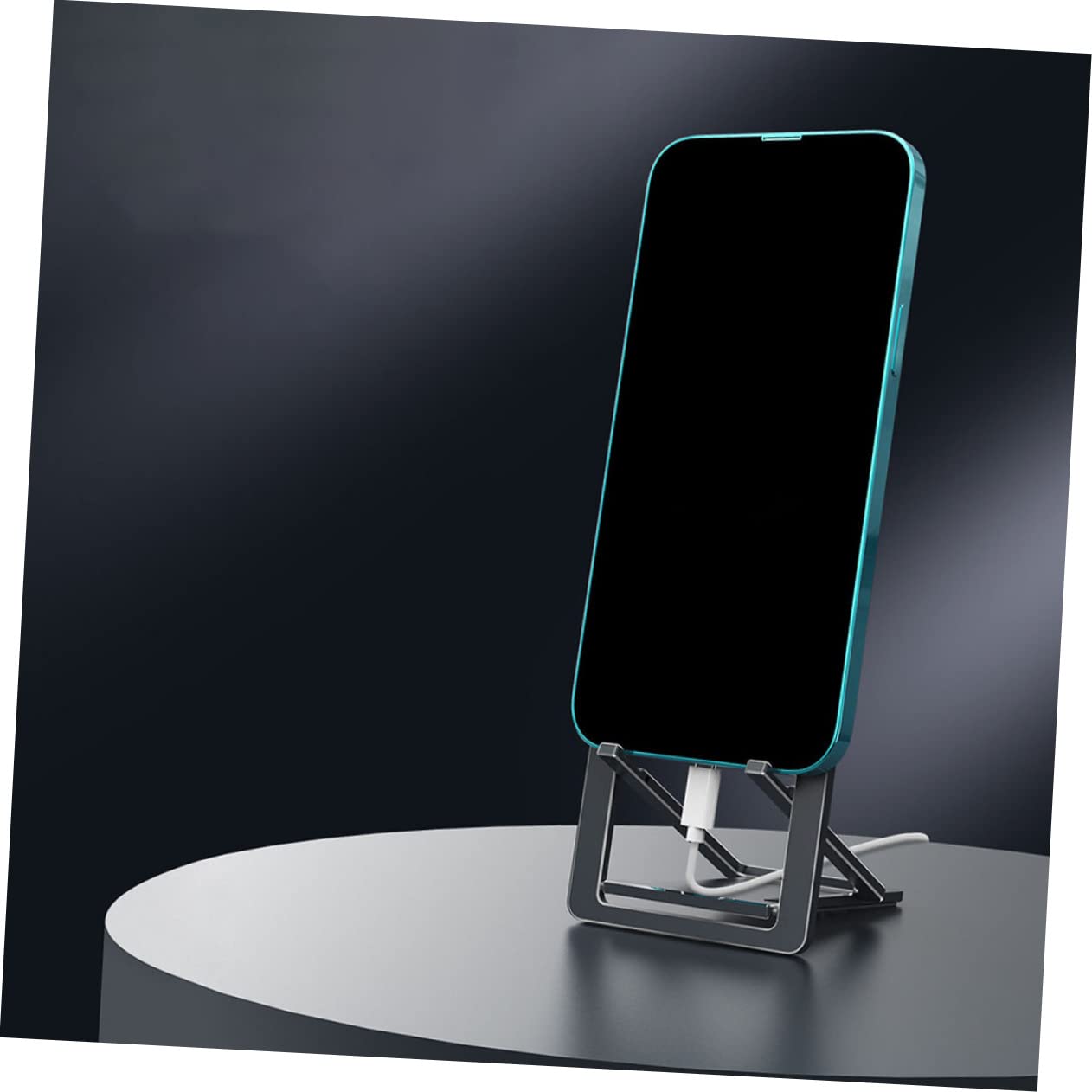 Gatuida 3pièces Support Téléphone Et Tablette Pliable Support Réglable Multi-Angles pour Visionnage De Films Études Et des Appareils Couleur Grise