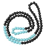 Collar de cristal hecho a mano: El collar de cristal con piedras preciosas para hombres y mujeres está elaborado con piedra artificial, conserva la energía de los cristales en bruto, proporcionando un brillo lustroso. El collar de cristal muestra una artesanía y elegancia atemporales, lo que lo convierte en una excelente opción para usar a diario con comodidad.