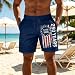 RTTUIOP American Flag Shorts Men Patriotic 4th of July 250 Anniversary USA We The People 1776-2026 250 Years Swim Trunks Beach Board Short Casual Baggy Drawstring Running Athletic Summer Sweat Short