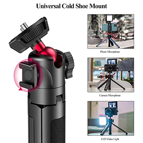 MT-16 Handy Stativ und Kamera Mini Stativ, Smartphone Selfie Stick, 4 Abschnitte,44 cm Länge, mit Panorama-Kugelkopf und… – Bild 6