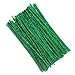 PYBH 100pcs Paillettes Chenille Chenille tuyaux nettoyeurs Enfants Jouets Bricolage Artisanat Fournitures Artisanat Bricolage Enfants Jouets éducatifs Livraison Gratuite gyh (Couleur : Dark Green)