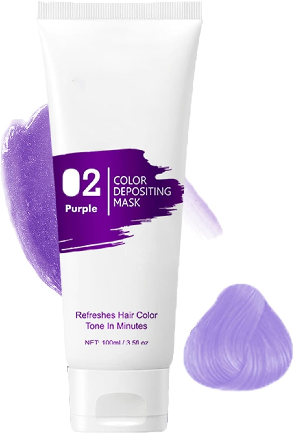 Purple Hair Dye Semi Permanent Temporary Hair Colour Mask Temporary