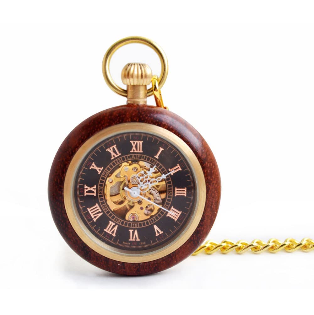 Orologio da Tasca Meccanico Romano d'Epoca con Catene for Regali di Compleanno