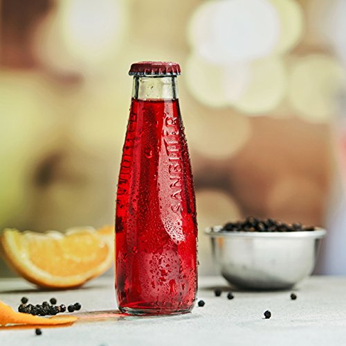 CARTON 40 SANBITTÈR ROUGE APÉRITIF SANS ALCOOL 100ml