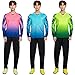 QANXGOG Adult Youth Soccer Goalkeeper Jersey Long Sleeve Padded Goalie Shirt with Sponge Protector for Football Baseball,etc,Green,3XL(65