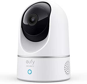 eufy Security 2K Indoor Cam Pan & Tilt, Plug-in Security Indoor Camera with Wi-Fi, IP Camera, Human & Pet AI, Voice Assistant Compatibility, Motion Tracking, HomeBase Not Required (Renewed) asin的图片