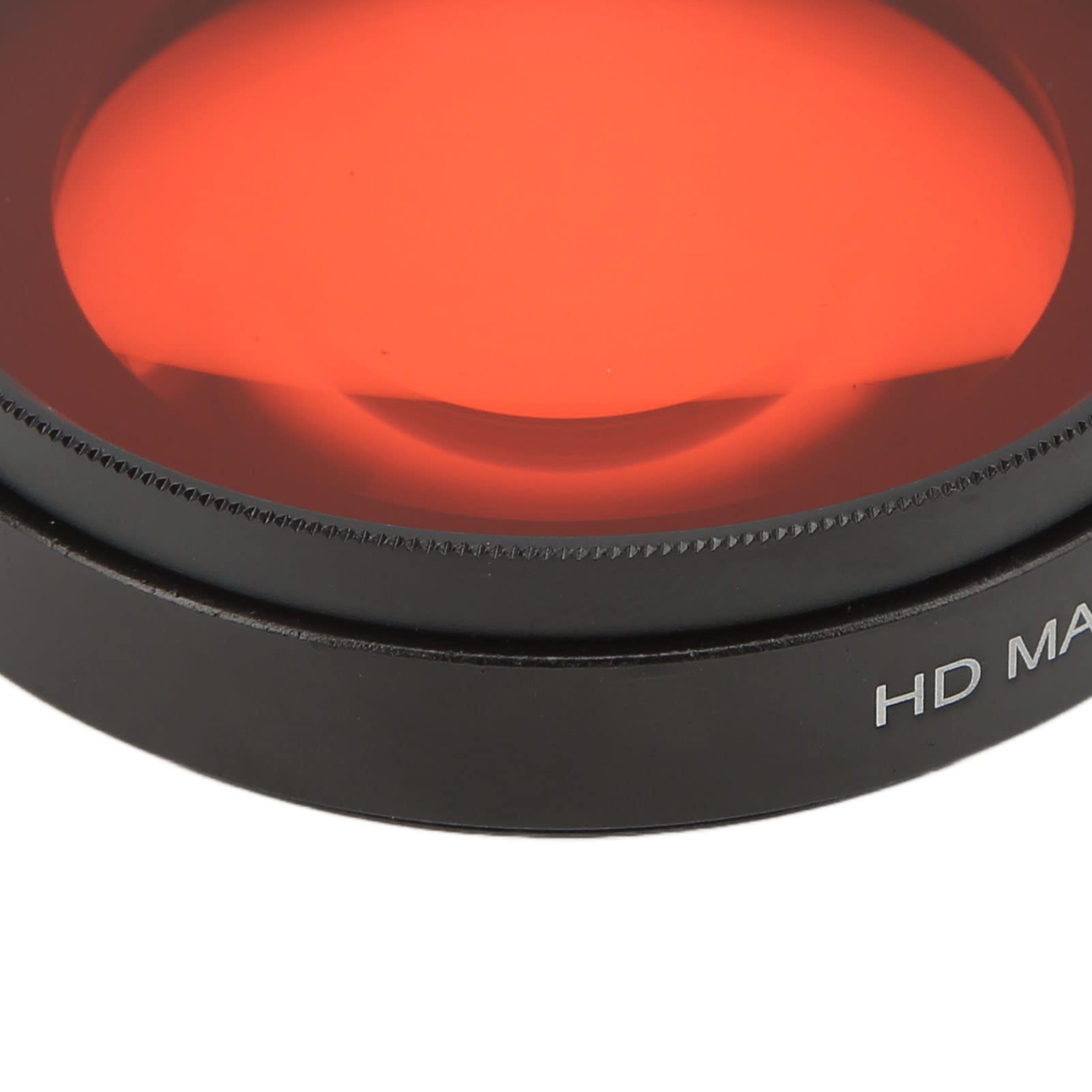 Rotfilter mit 16-fachem Makroobjektiv, JUNESTAR 58 Mm Rotfilter, Action-Kamera, Tauchfilter mit 16-fachem Makro-Nahobjektiv für 9 Sportkameras