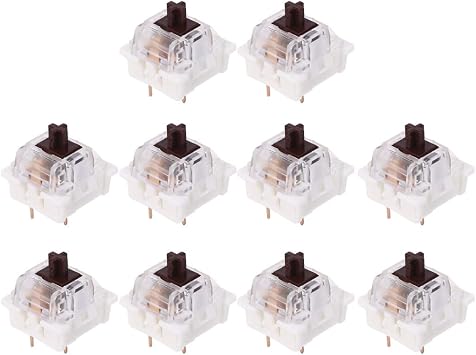 Mechanical Keyboard Switches 10pcs/Set Mechanical Keyboard Replacement Accessory Suitable for Cherry MX Gateron Wirel Charger White and