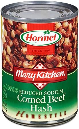 MARY KITCHEN Hash Reduced Sodium Corned Beef, 15 Ounce (Pack of 12)