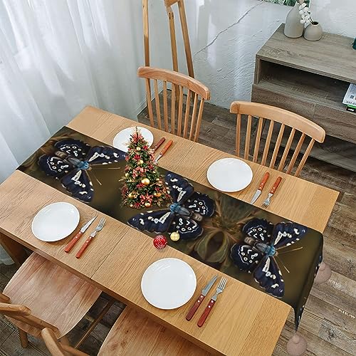 Chemin de table rustique pour une décoration de cuisine chaleureuse et repas de Noël - 6