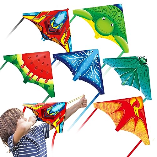 YongnKids 6 Pack Mini Kite for Kids&Adult, Finger Launcher Kites Easy to Fly on Beach| Park|Plaza|Garde|Backyard, Birthday Easter Gifts for Boys Girls...