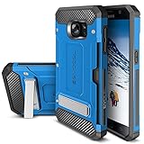 Galaxy S7 Case, Evocel [Explorer Series Pro] Dual Layer Credit Card Case with Magnetic Kickstand for Samsung Galaxy S7 (SM-G930), Blue (EVO-SAMS7-CK02)