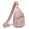 Cluci small sling bag for women vegan leather fanny pack crossbody bags for women chest bag with guitar strap  urban country home decor