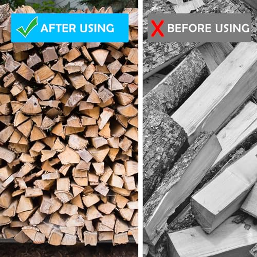 COSTWAY 4FT/5FT/6FT/8FT Firewood Log Rack, Wood Storage Holder with Waterproof Zipper PVC Cover, Heavy Duty Firewood Storage Shelf Stand for Indoor Outdoor Fireplace (4FT(123x35x123cm), with Cover)