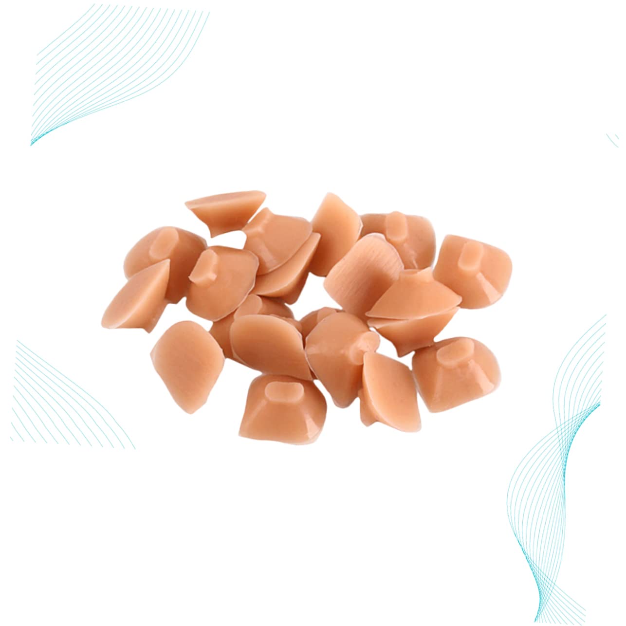 TOYANDONA 3 Set Di Cuscinetti in Silicone Per Flauto Di Rame Accessori Essenziali Per Suonatori Di Tromba 20 Pezzi * 3
