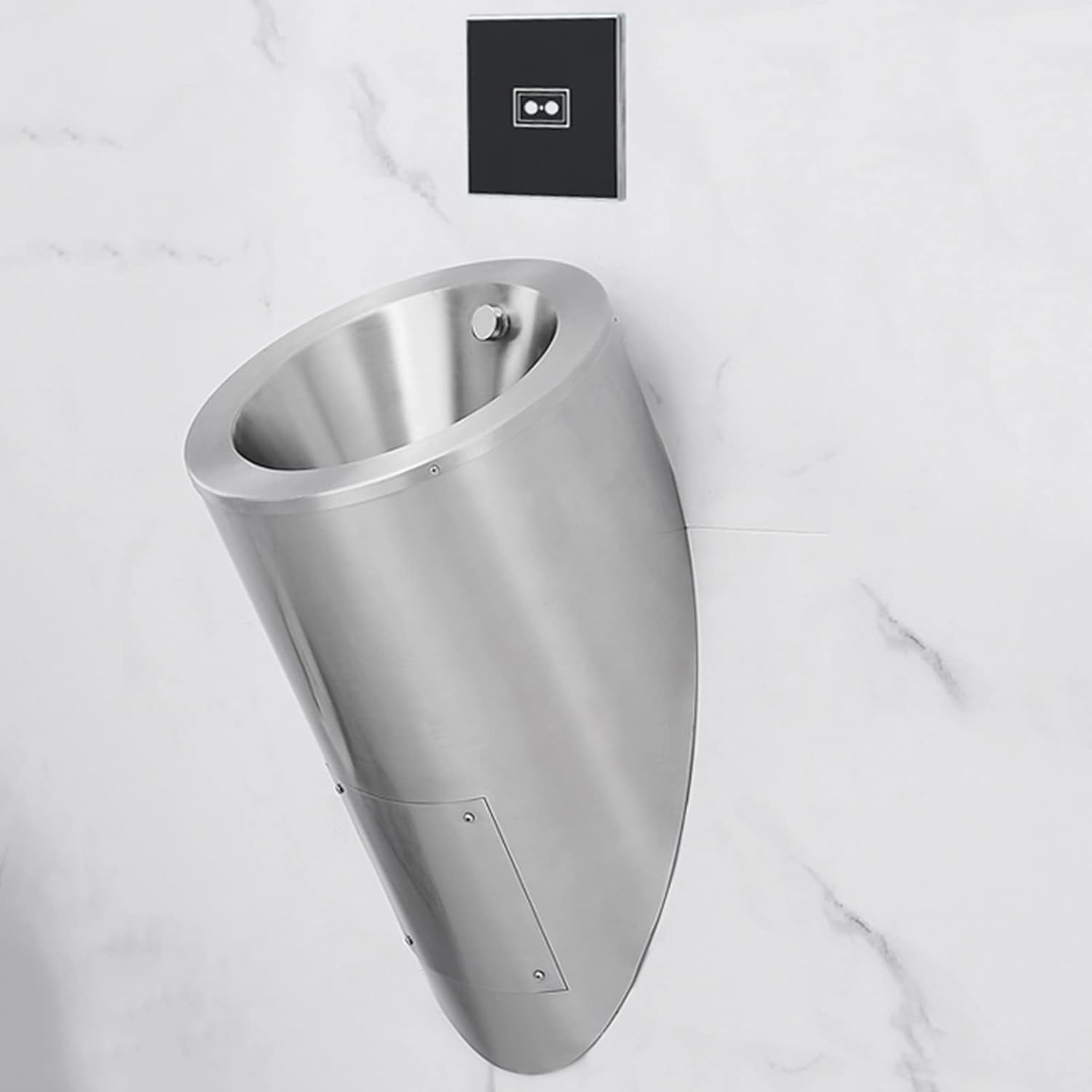 Auto-Sensing Urinal Men's Toilet Wall-Mounted Urinal, High-Efficiency Flushing Urinal kit for Household and Commercial Public Toilets