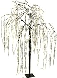 Trauerweide 810 LED Baum warmweiß - 210 cm Weide Silhouette Weihnachtsbeleuchtung innen & außen IP44