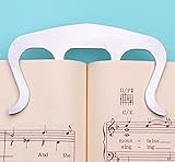 Music Book Clip- Page Holder for Sheet Music Stands, Pianos, Musicians