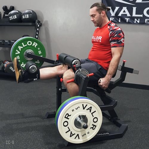 Valor Fitness Leg Extension and Curl Machine – Commercial Grade Plate Loaded Quad & Hamstring Trainer, Adjustable Dual Sundial with 15 Positions, Home Gym Strength Training Equipment - Thumbnail 7