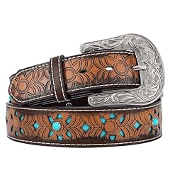 03silver Buckle-brown Blue