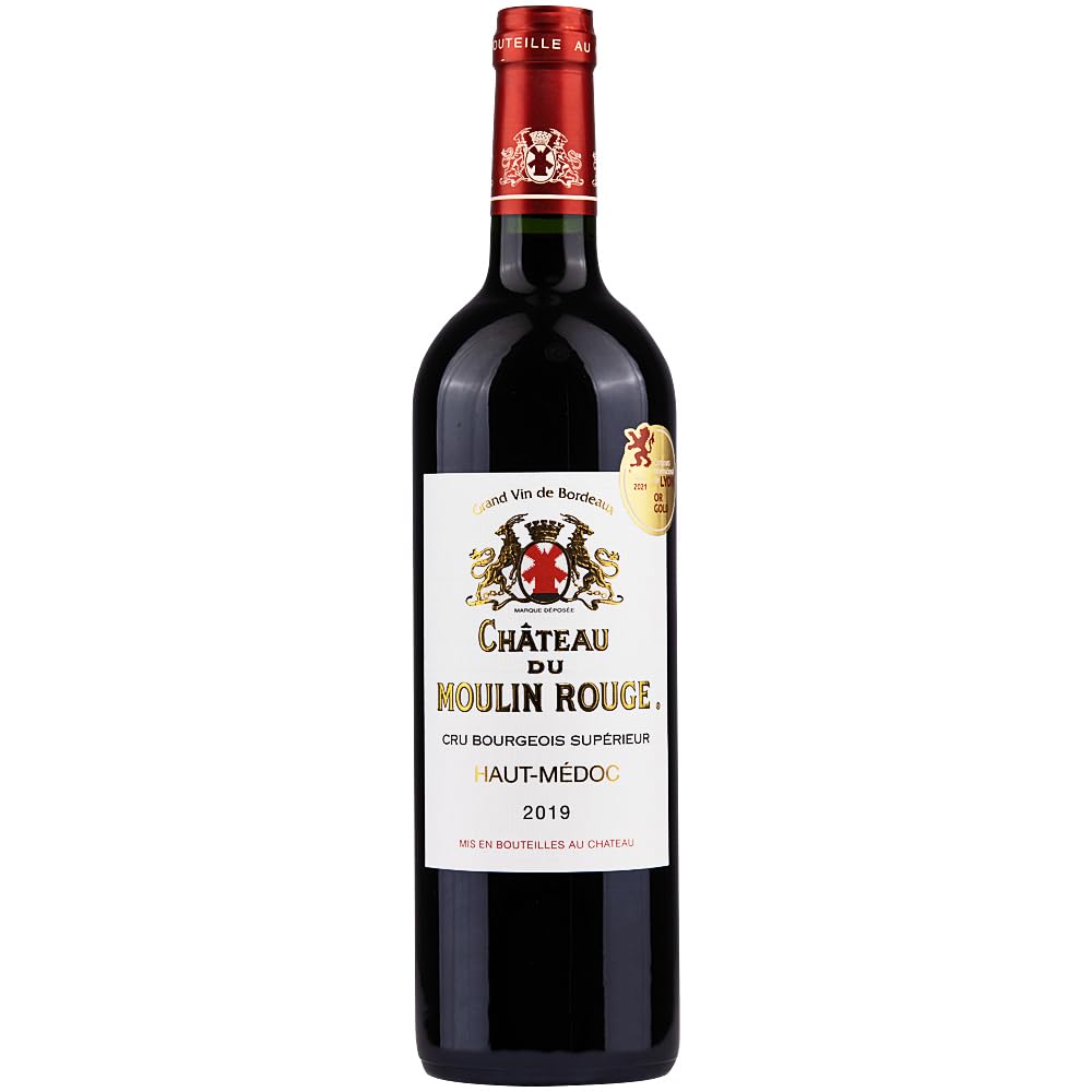 Château du Moulin Rouge 2019 Cru Bourgeois Supérieur Rotwein 6x0,75l | Haut-Médoc, Bordeaux, trocken