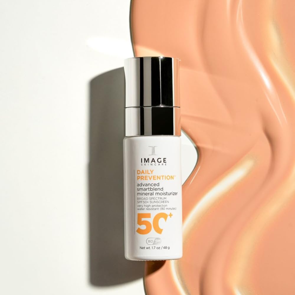 Image Skincare - Daily Prevention Advanced SmartBlend Mineral Moisturizer SPF 50+ - 48g – Sonnenschutz - Getönte mineralische Tagescreme mit Anti Aging Hydratation