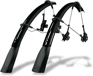 SKS SKS Germany Raceblade Pro & Raceblade Long Mudguard Set, Bicycle Accessories for Road Bike (Bike Protection with Quick-Release Attachment, Length-Adjustable Struts, Lightweight and Extra Long Spoiler)