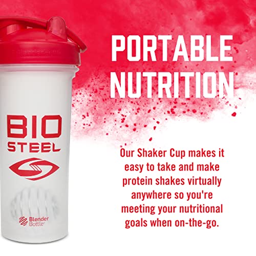 Biosteel Shaker Cup With Wire Whisk Blender Ball, Leak-Proof Design, Bpa-Free Plastic, 24 Ounce #TOP3