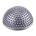 VGEBY1 Fußmassageball, Aufblasbare Yoga Halbballmassage Balance Point Fitball für Yoga Pilates Fitnessstudio Fitness(Silber)