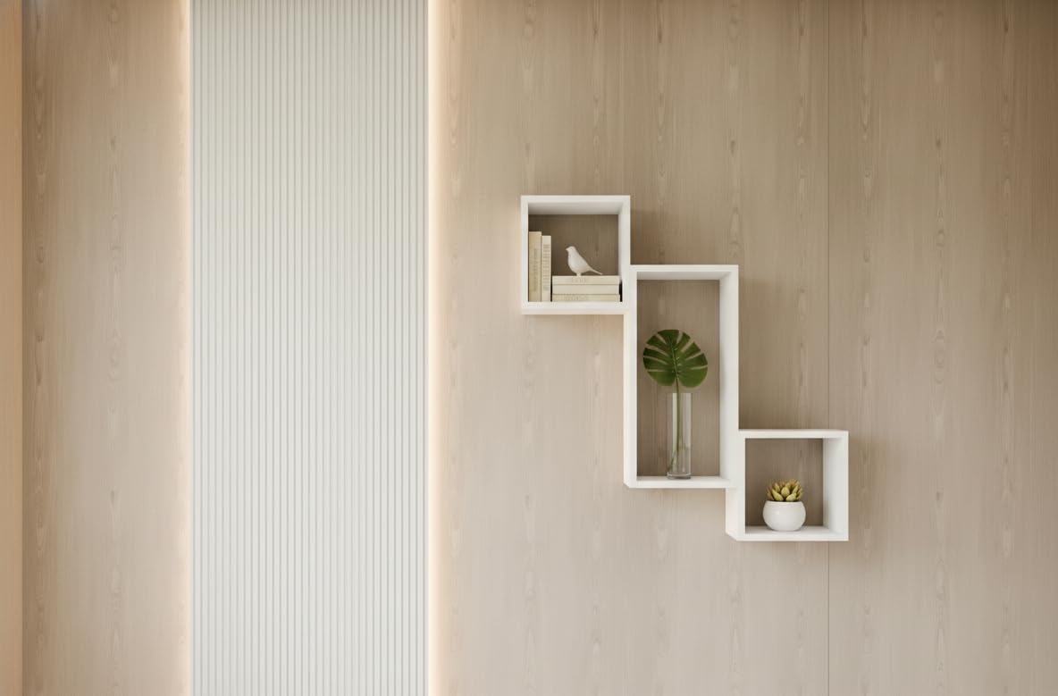 The Good Luck Grey Grove Wall Mount Shelves