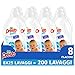 Bio Presto Liquido Baby, Detersivo Lavatrice Delicato per Bimbi, confezione da 8 x 25 Lavaggi (200 lavaggi)