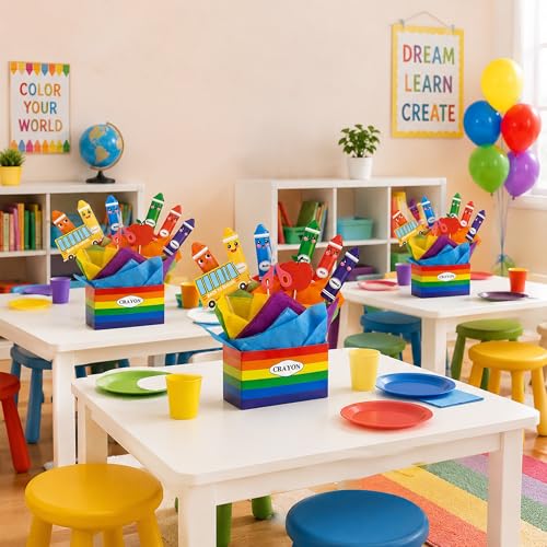 Décorations de table à crayons haut de gamme avec papier de soie - 5