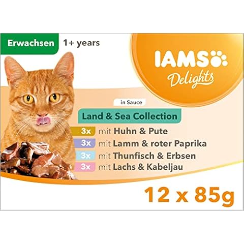 IAMS Delights Land & Sea Collection Katzenfutter Nass Cover