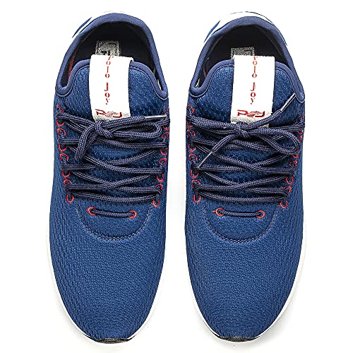 Tênis Masculino Runner Sport Polo Joy Em Elastano-Azul Escuro - 43