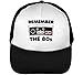 Produktbild Remenber The 80'S Controler Men's Baseball Trucker Cap Hat Snapback Black White