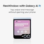 Samsung Galaxy Z Flip6, Smartphone AI, Smartphone Android, Stockage de 256 Go, Caméra Arrière de 50 MP, AI Flex Zoom, Traduction en Direct - Ombre Argentée (Version CAD & Garantie)