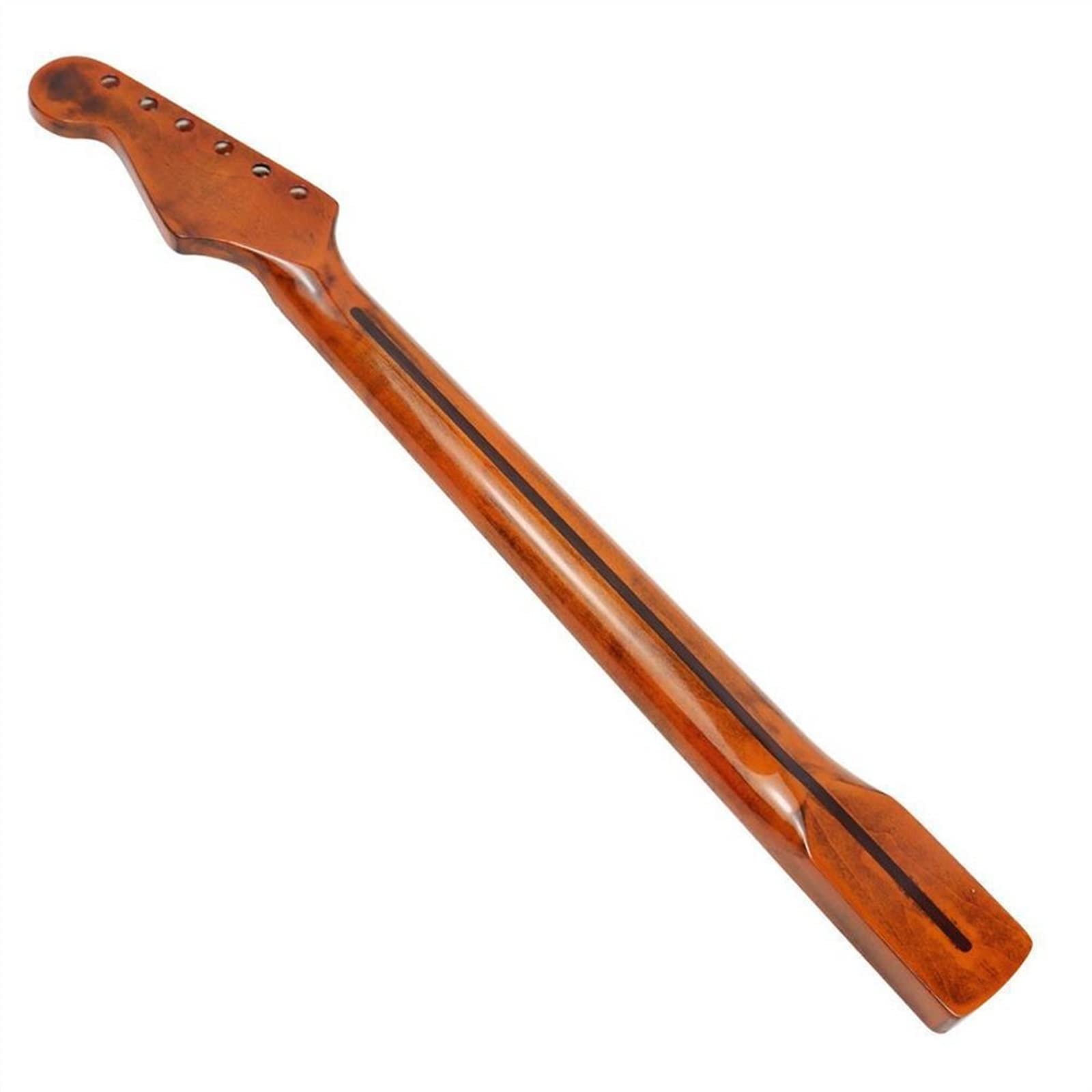 Remplacement du Manche de Guitare Manche De Guitare 22 Frettes Pièces D'instruments De Musique De Touche Pièces De Guitares De Fretboard pour L'utilisation d'entretien De Réparation