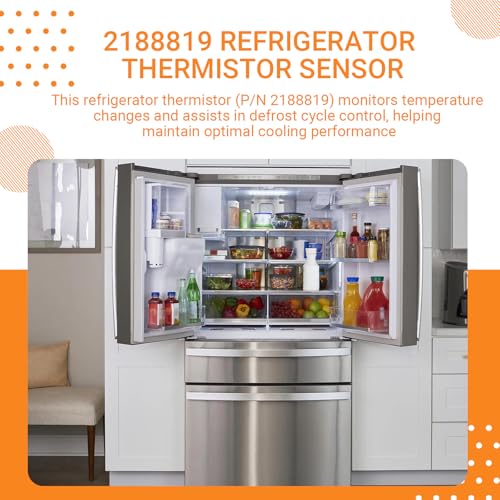 Termistor de refrigerador 2188819 para solucionar problemas de congelación errática 3