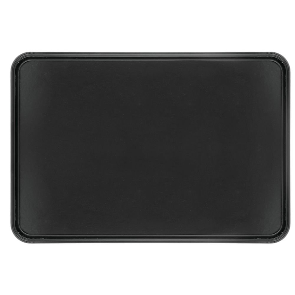 Black Fiberglass Market Display Tray - 26"L x 18"W x 1"H