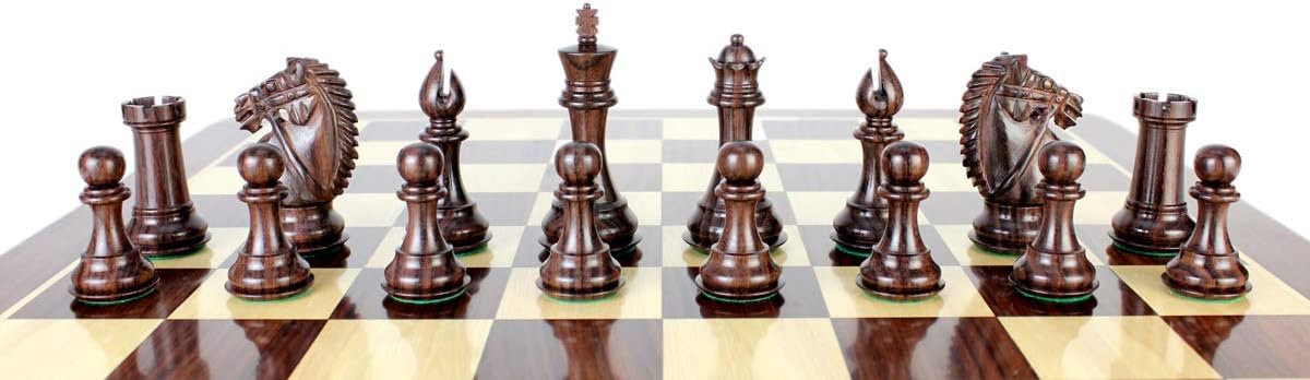 One-Day Sale: Up to 50% Off House of Chess - Ebonized / Boxwood Rio Staunton Chess Pieces - King Height: 4 Inch (102 mm) - 2 Extra Queens - Triple Weighted Free Shipping Offer House of Chess - Ebonized / Boxwood Rio Staunton Chess Pieces - King Height: 4 Inch (102 mm) - 2 Extra Queens - Triple Weighted