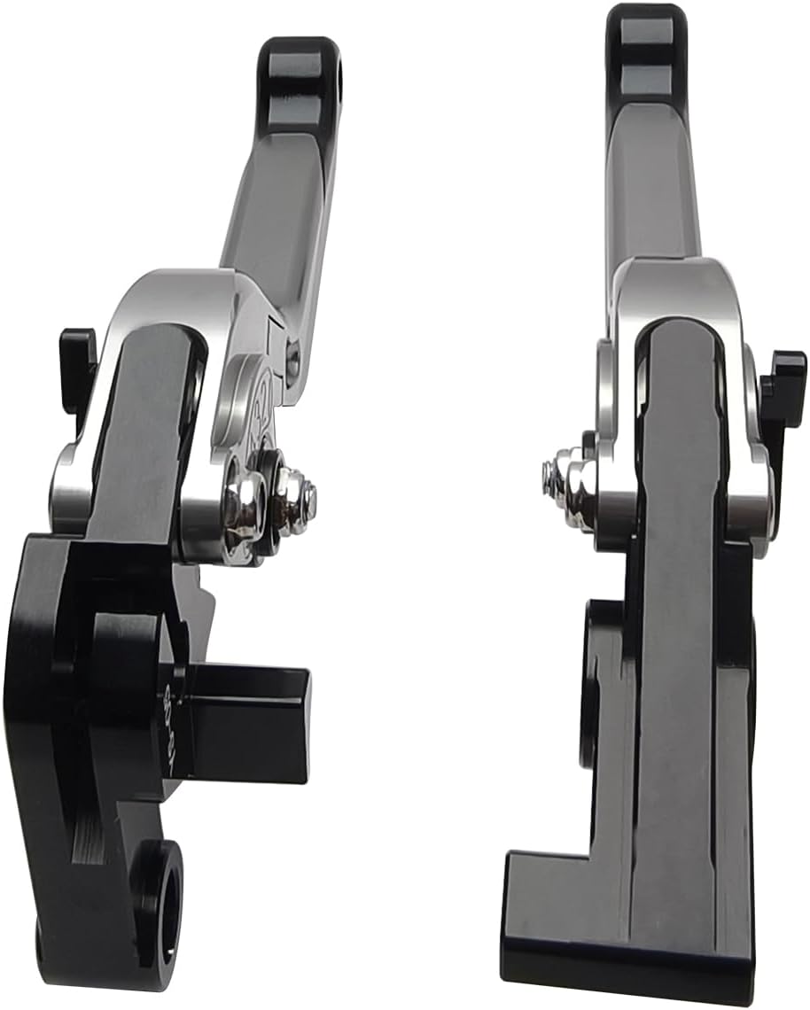 Brake Clutch Lever Set Replacement for Honda CBR650R CBR650F CB650F CB650R 2014-2023 / NC700 NC750 S/X 2016-2020 Adjustable Folding Extendable Aluminum Motorcycle Handlebar Levers(Titanium)