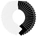 Permanent Adhesive Backed Matte Vinyl Sheets by EZ Craft USA - 12" x 12" - 40 Matte Black and White Sheets Works with Cricut and Other Cutters